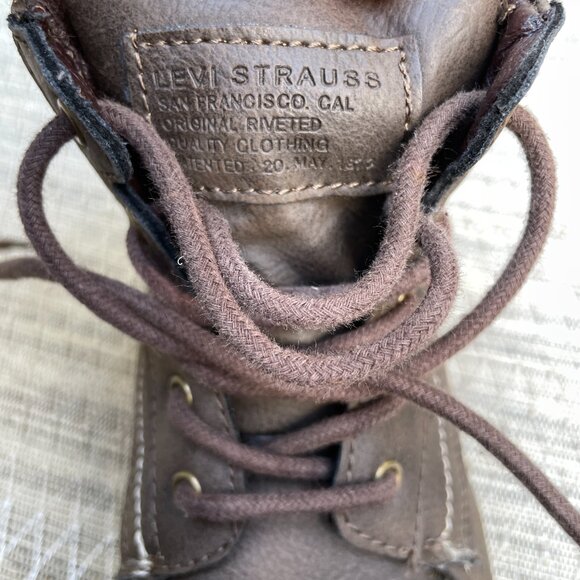 Levi's Dark Brown Kids Boots - Picture 7 of 9